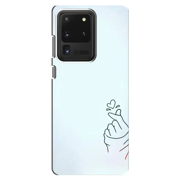 Чехол с рисунком «Сердце на голубом» для Samsung Galaxy S20 Ultra Чехол с рисунком «Сердце на голубом» для Samsung Galaxy S20 Ultra