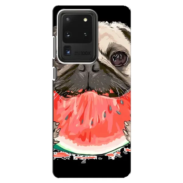 Чехол с рисунком «Смешной Мопс» для Samsung Galaxy S20 Ultra Чехол с рисунком «Смешной Мопс» для Samsung Galaxy S20 Ultra