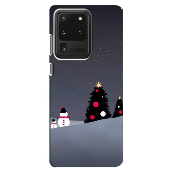 Чехол с рисунком «Снеговички» для Samsung Galaxy S20 Ultra Чехол с рисунком «Снеговички» для Samsung Galaxy S20 Ultra