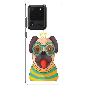 Бампер для Samsung Galaxy S20 Ultra з картинкою "Песики" (Собака Король)