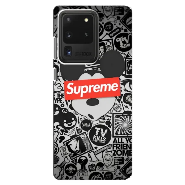 Чехол с рисунком «Supreme Маус» для Samsung Galaxy S20 Ultra Чехол с рисунком «Supreme Маус» для Samsung Galaxy S20 Ultra
