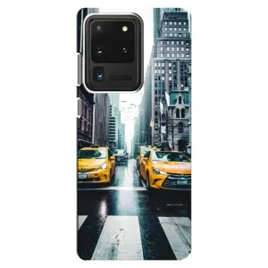 Силиконовый бампер (Работники) на Samsung Galaxy S20 Ultra (Такси)