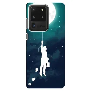 Чохол (ТПУ) з планетами на Samsung Galaxy S20 Ultra (To The moon)