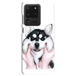 Бампер для Samsung Galaxy S20 Ultra з картинкою "Песики" (Собака Хаскі)
