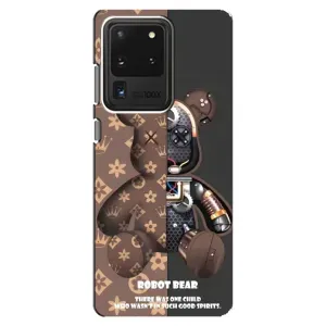 Силиконовый чехол для Samsung Galaxy S20 Ultra (Медмедь Луи Виттон)