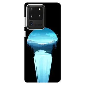 Летний Чехол на Samsung Galaxy S20 Ultra (Синий Водопад)