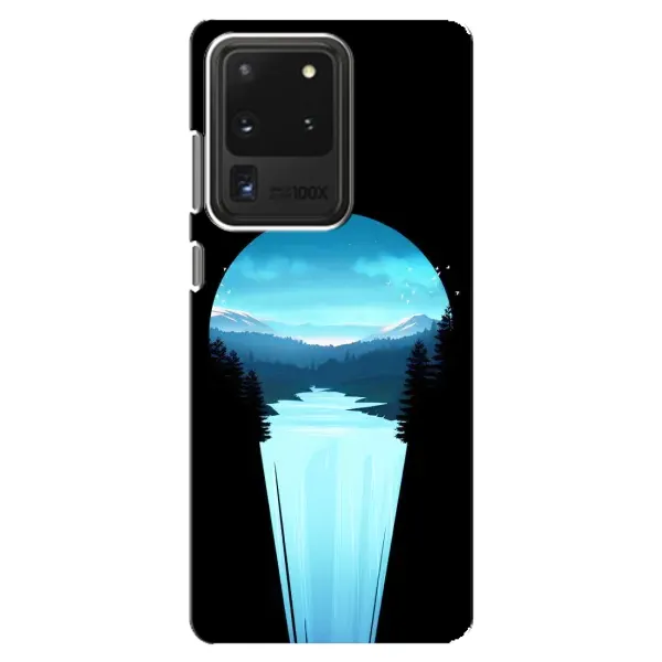 Чехол с рисунком «Синий Водопад» для Samsung Galaxy S20 Ultra Чехол с рисунком «Синий Водопад» для Samsung Galaxy S20 Ultra