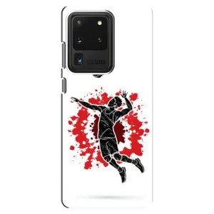 Чохли з прінтом Спортивна тематика для Samsung Galaxy S20 Ultra (Волейболіст)