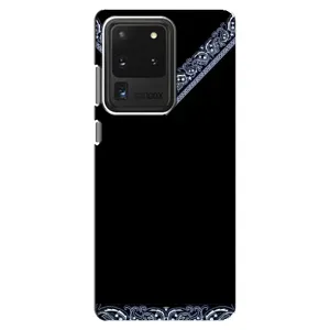Силиконовый Чехол на Samsung Galaxy S20 Ultra (Воротник вышиванки)