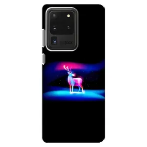 Силіконовий бампер з картинкою звірів для Samsung Galaxy S20 Ultra (Яскравий олень)
