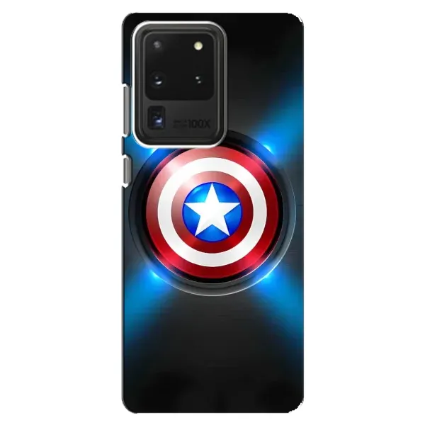 Чехол с рисунком «Яркий Щит Капитана» для Samsung Galaxy S20 Ultra Чехол с рисунком «Яркий Щит Капитана» для Samsung Galaxy S20 Ultra