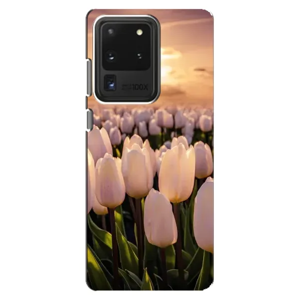 Чехол с рисунком «Закат с цветами» для Samsung Galaxy S20 Ultra Чехол с рисунком «Закат с цветами» для Samsung Galaxy S20 Ultra