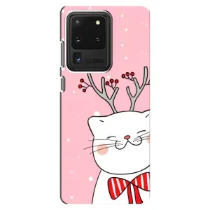Чохол на тематику: Коти для Samsung Galaxy S20 Ultra (Зимовий кіт)