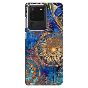 Чехлы со смыслом для Samsung Galaxy S20 Ultra (Золотые узоры)