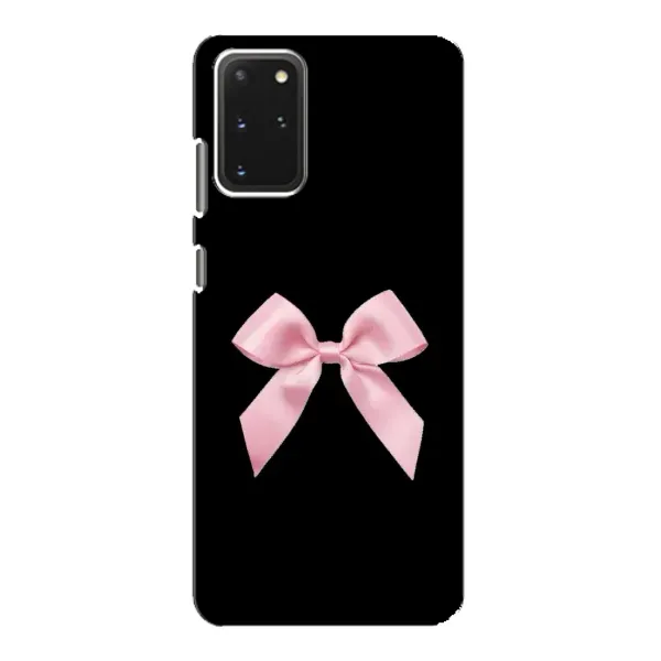 Чехол с рисунком «Бант на черном» для Samsung Galaxy S20