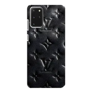 Текстурный Чехол Louis Vuitton для Самсунг С20 (Черный ЛВ)