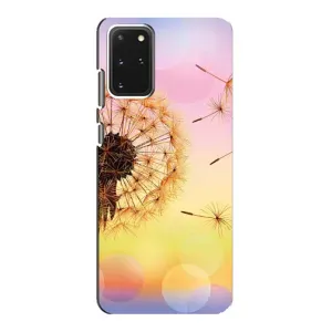 Силиконовый Чехол с одуванчиками на Samsung Galaxy S20 (Цветок-одуванчик)