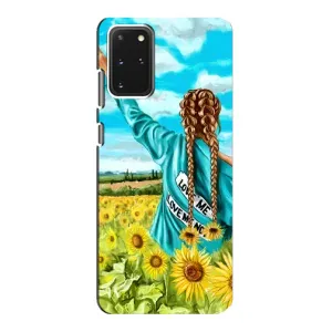 Чохол Стильні дівчата на Samsung Galaxy S20 (Дівчина на полі)
