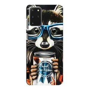 Силіконовий Чохол з Энотами на Samsung Galaxy S20 (Єнот в окулярах)