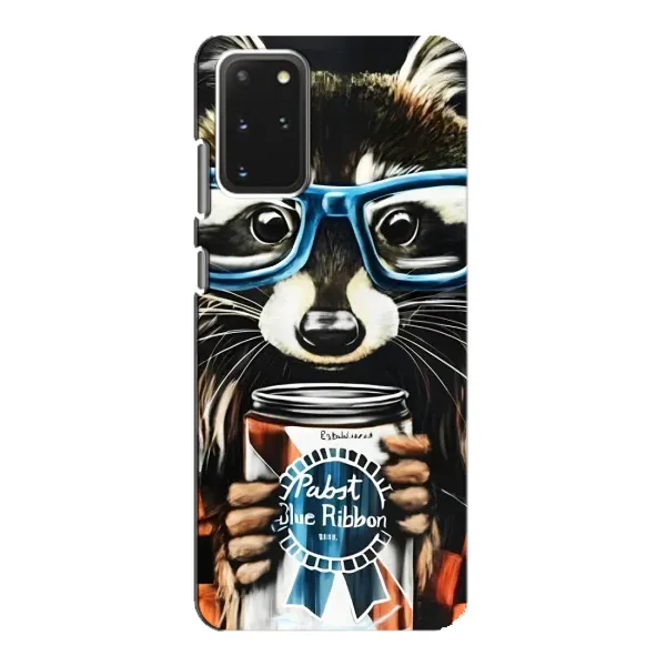 Чохол з малюнком «Єнот в окулярах» для Samsung Galaxy S20 Чохол з малюнком «Єнот в окулярах» для Samsung Galaxy S20