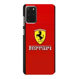 Силиконовый бампер с картинкой машины на Samsung Galaxy S20 (Ferrari Logo)