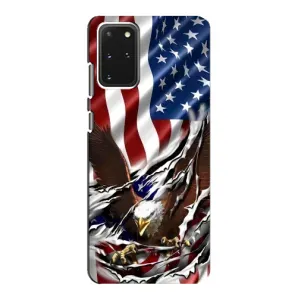 Чехол Флаг USA для Samsung Galaxy S20 (Флаг USA)