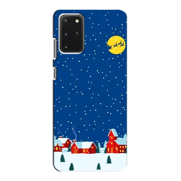 Чехол с рисунком «Город в снегу» для Samsung Galaxy S20