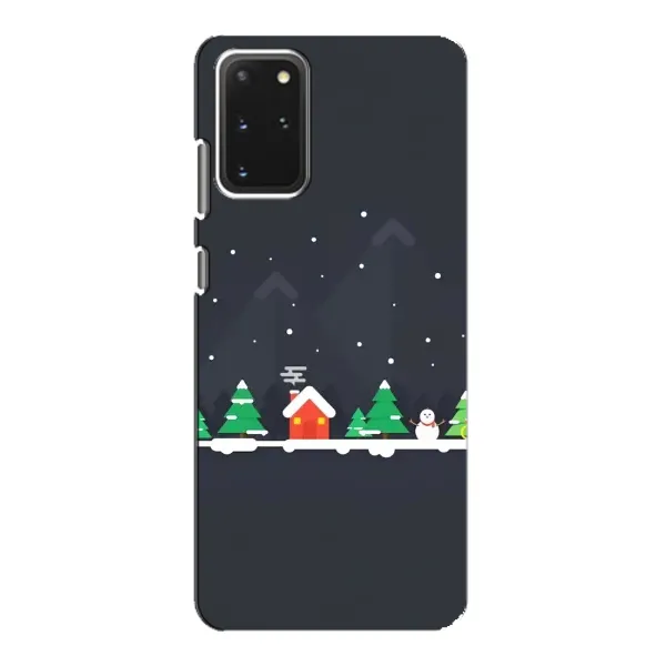 Чехол с рисунком «Город зимний» для Samsung Galaxy S20