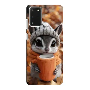 Друкований чохол 'Звірята з кавою' для Samsung Galaxy S20 (Гризунчик з кавою)