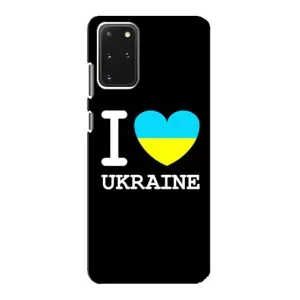 Чехол с Украинской символикой на Самсунг С20 (I Love Ukraine)