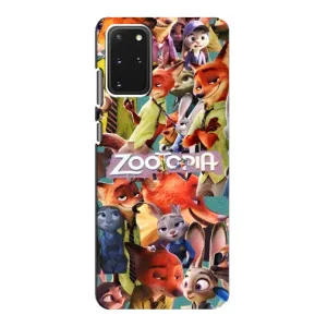 Силиконовый чехол с принтом Зоотрополіс для Samsung Galaxy S20 (Коллаж героев)