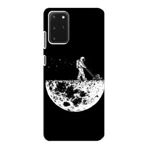 Силиконовый Чехол с принтом "Космонавты" на Samsung Galaxy S20 (Космонавт)