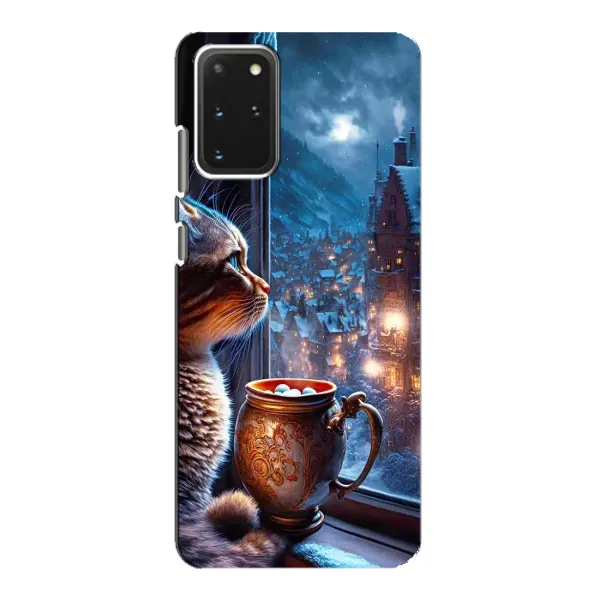 Чехол с рисунком «Кот новогодний» для Samsung Galaxy S20 Чехол с рисунком «Кот новогодний» для Samsung Galaxy S20