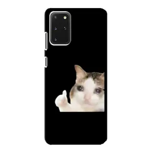Бампер с принтом Мемы для Samsung Galaxy S20 (Кот в слезах)