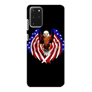 Чехол Флаг USA для Samsung Galaxy S20 (Крылья США)