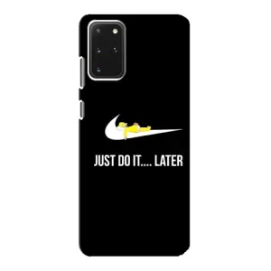 Силиконовый Чехол на Samsung Galaxy S20 с картинкой Nike (Later)