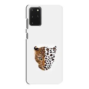 Чохол з леопардовим принтом на Samsung Galaxy S20 (Леопард на білому)