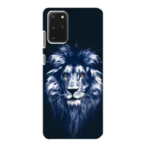 Чохол з картинкою на Samsung Galaxy S20 (Лев – синій)