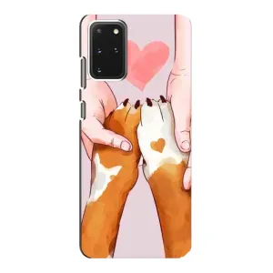 Чохол (ТПУ) Милі песики для Samsung Galaxy S20 (Любов до собак)