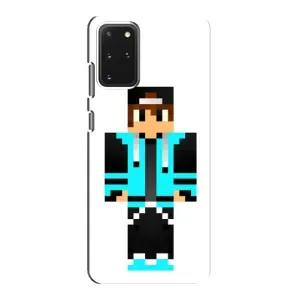 Чохли для Samsung Galaxy S20 (Персонажі МайнКрафт) (Хлопчик у блакитному)