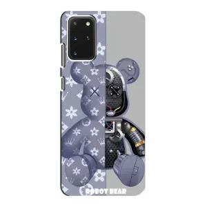 Силиконовый чехол для Samsung Galaxy S20 (Медведь Louis Vuitton)