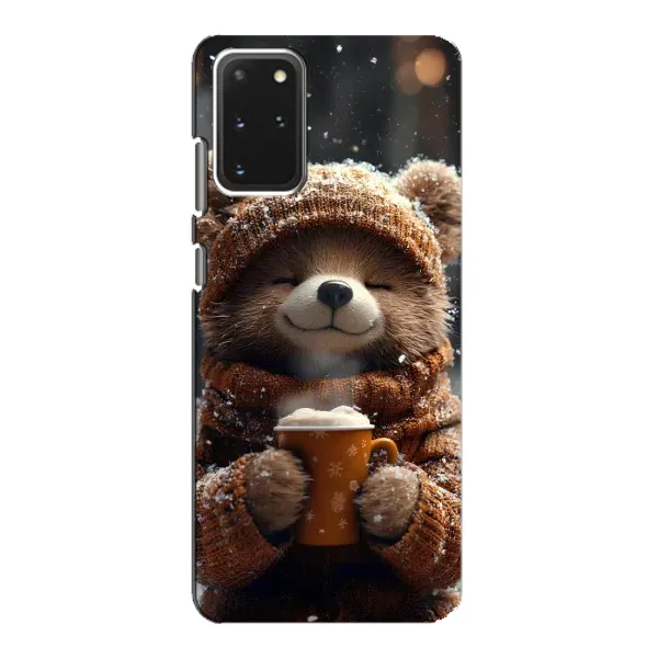 Чехол с рисунком «Медвежонок с кофе» для Samsung Galaxy S20 Чехол с рисунком «Медвежонок с кофе» для Samsung Galaxy S20