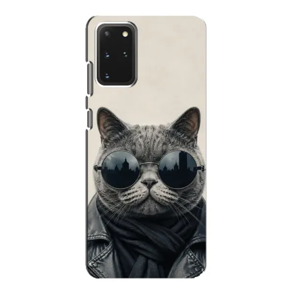 Чехол с рисунком «Модный кот» для Samsung Galaxy S20 Чехол с рисунком «Модный кот» для Samsung Galaxy S20