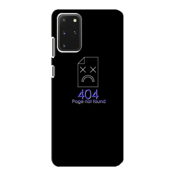 Чехол с рисунком «Ошибка 404» для Samsung Galaxy S20 Чехол с рисунком «Ошибка 404» для Samsung Galaxy S20