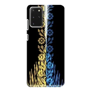 Силиконовый Чехол на Samsung Galaxy S20 (Патриотическая вышиванка)