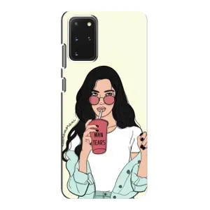 Силіконовый Чохол на Samsung Galaxy S20 з картинкой Модных девушек (З напоєм)