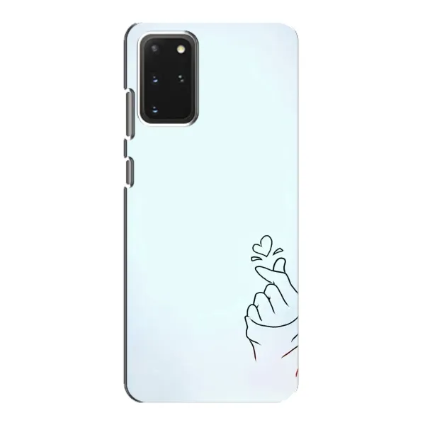 Чехол с рисунком «Сердце на голубом» для Samsung Galaxy S20 Чехол с рисунком «Сердце на голубом» для Samsung Galaxy S20