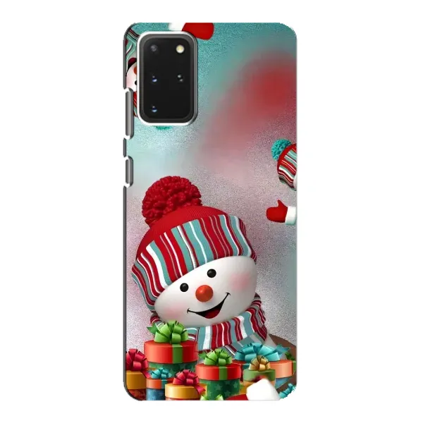 Чехол с рисунком «Снеговик в шапке» для Samsung Galaxy S20 Чехол с рисунком «Снеговик в шапке» для Samsung Galaxy S20