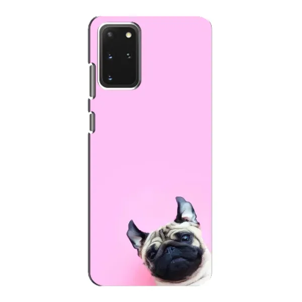 Чехол с рисунком «Собака на розовом» для Samsung Galaxy S20 Чехол с рисунком «Собака на розовом» для Samsung Galaxy S20