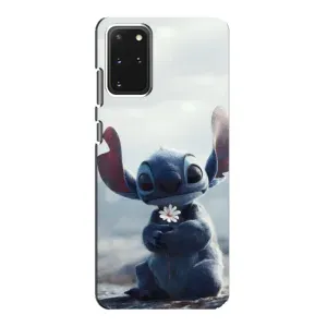 Чехол с рисунком Стич для Samsung Galaxy S20 (Стич с цветочком)